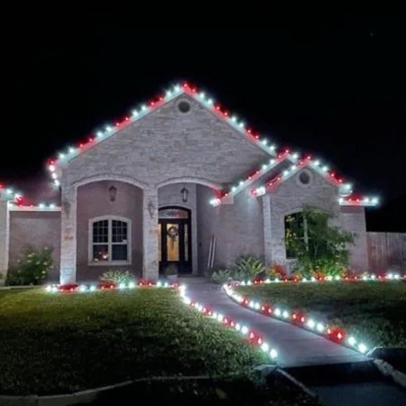 Christmas lights Aubrey
